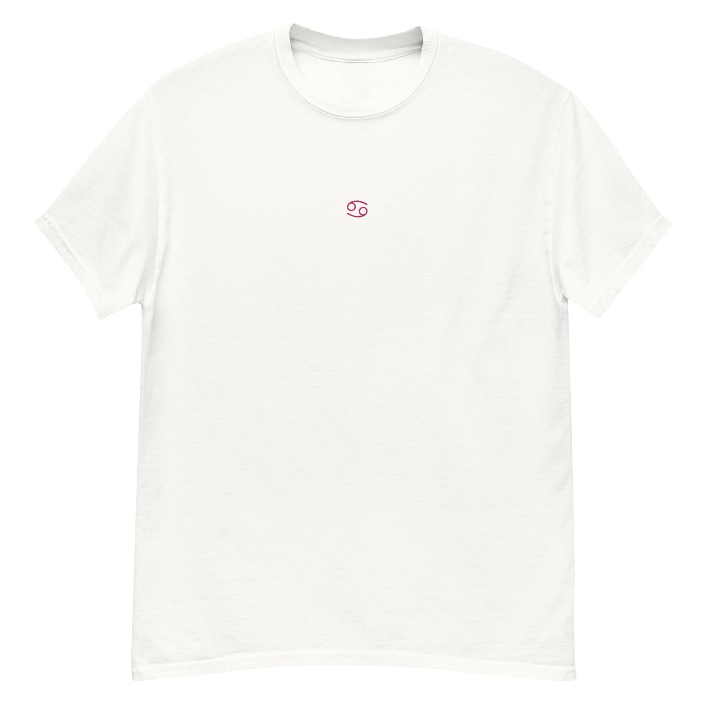 CANCER T-Shirt (White) with Embroidery - Astro Fckrs