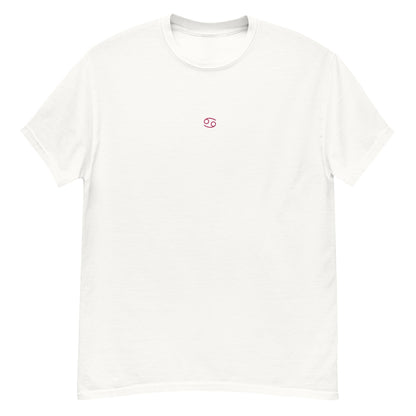 CANCER T-Shirt (White) with Embroidery - Astro Fckrs