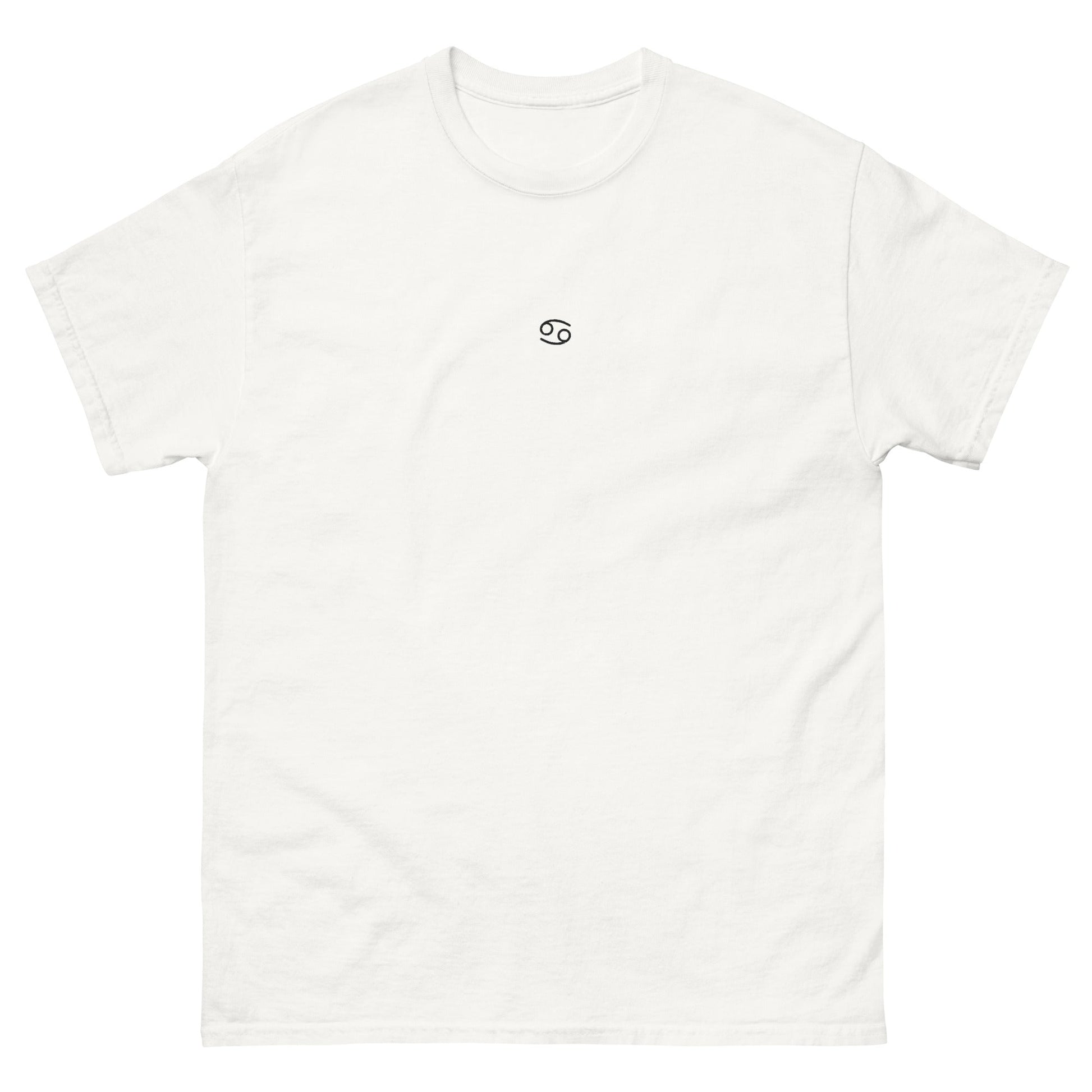 CANCER T-Shirt (White) with Embroidery - Astro Fckrs