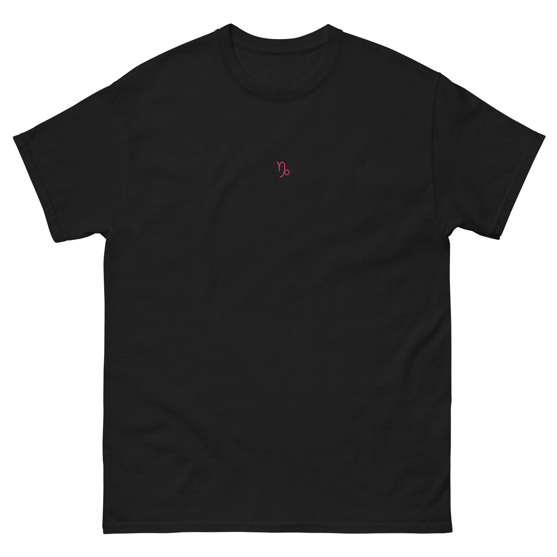 CAPRICORN T-Shirt (Black) with Embroidery - Astro Fckrs