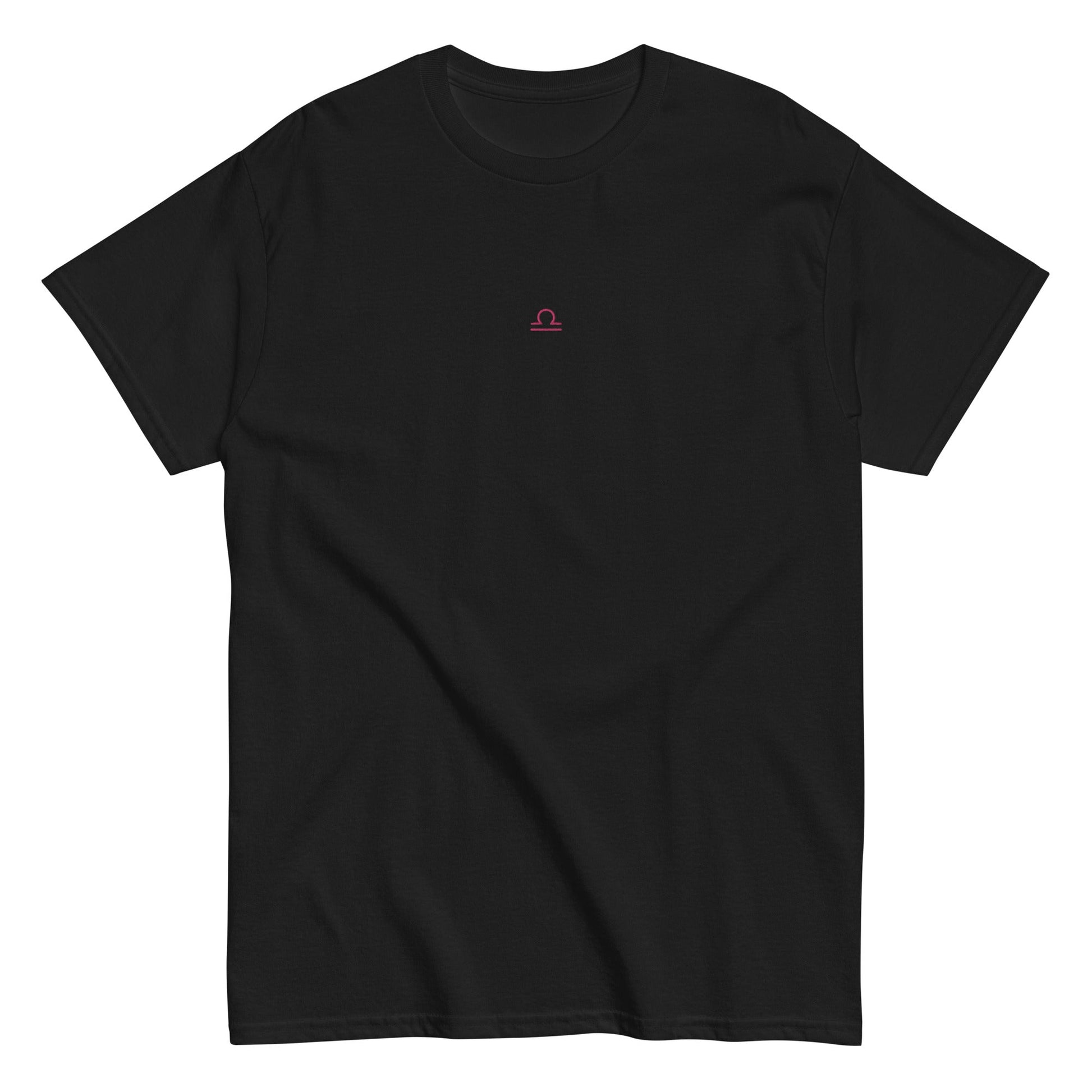 LIBRA T-Shirt (Black) with Embroidery - Astro Fckrs