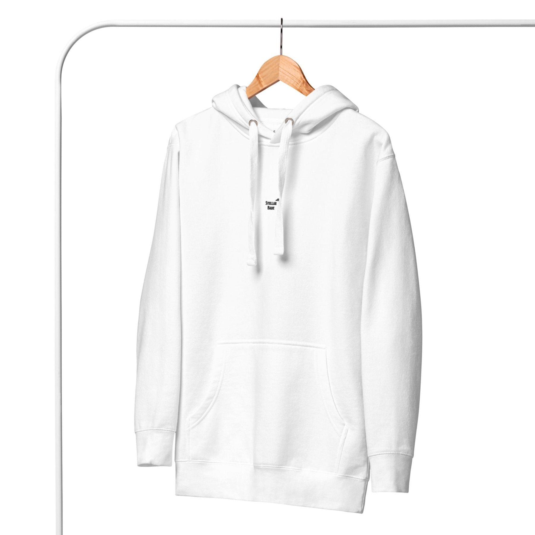 STELLAR BABE Hoodie (White) - Astro Fckrs